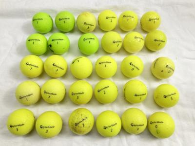 TaylorMade DISTANCE+SOFTなど ロストボール 35個 ゴルフ ボール いろいろ おまとめ