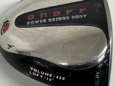 ONOFF オノフ POWER BRIDGE BODY 440/450 ロフト 10° ドライバー 2本 ...