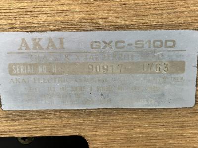AKAI GXC-510D(カセットデッキ)の新品/中古販売 | 1949256