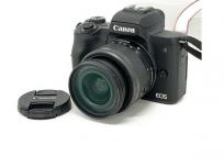 Canon EOS KissM2 ダブルズームキット カメラ レンズ EF-M 15-.45mm 1:3.5-6.3 IS STM 55-200mm 1:4.5-6.3の買取