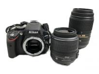 Nikon D5100 18-55mm 55-300mm デジタル一眼レフカメラ ズームレンズ 2個付き ニコンの買取