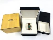 FENDI 時計 アクアダイバー F131020201 グリーンxブロンズ SS 自動巻き 800本限定