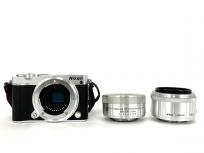Nikon 1 J5 ミラーレス一眼 18.5mm f/1.8 VR 10-30mm f/3.5-5.6 PD-ZOOM ダブルズームキットの買取