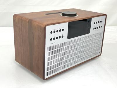 REVO SUPERCD オーディオ Wi-Fi スピーカー ラジオ ウォルナット シルバー 英語 韓国語 説明書 音響機器 訳有