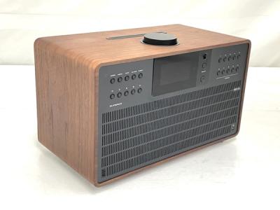 REVO SUPERCD オーディオ Wi-Fi スピーカー ラジオ ウォルナット シルバー 英語 韓国語 説明書 音響機器 訳有