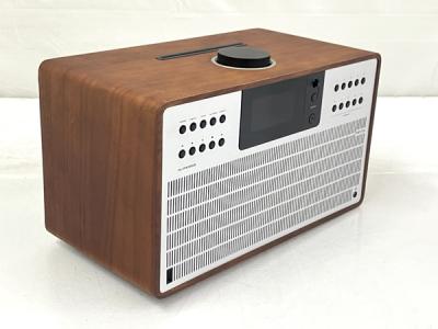 REVO SUPERCD オーディオ Wi-Fi スピーカー ラジオ ウォルナット シルバー 英語 韓国語 説明書 音響機器 訳有