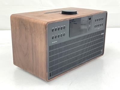 REVO SUPERCD オーディオ Wi-Fi スピーカー ラジオ ウォルナット シルバー 英語 韓国語 説明書 音響機器 訳有