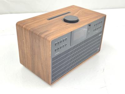 REVO SUPERCD オーディオ Wi-Fi スピーカー ラジオ ウォルナット シルバー 英語 韓国語 説明書 音響機器 訳有