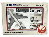 トミー トミカ 新空港セット JAL セミデッカー型バス 機内食運搬車 ジャンポケン引車 タラップカー