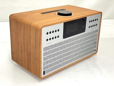 REVO SUPERCD オーディオ Wi-Fi スピーカー ラジオ ウォルナット シルバー 英語 韓国語 説明書 音響機器 訳有