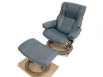 引取限定 EKORNES ストレスレスチェア オットマン付 椅子 エコーネス チェア 家具の買取