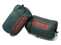 Coleman SLEEPING BAG スリーピングバッグ 2個セット 寝具 キャンプ アウトドア カーキ コールマン