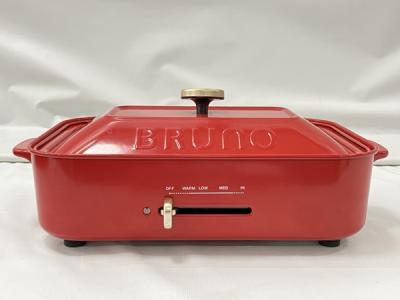 BRUNO ブルーノ BOE021-RD コンパクト ホットプレート 赤 キッチン家電 お得