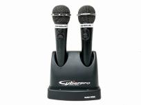 DAIICHIKOSHO 第一興商 Cyberpro Model-800Pro1 MS ワイヤレス マイク 2本 充電器付 音響 カラオケ