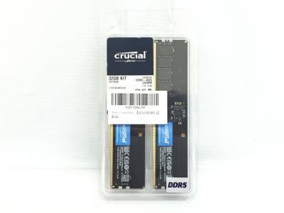 Crucial 32GB Kit (2 x 16GB) DDR5-4800 SODIMM CT2K16G48C40S5 メモリ PC周辺機器