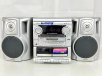 Aiwa アイワ XR-H220 コンポ オーディオ CD MD ダブルカセット 音響機材