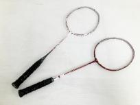 YONEX nanoray 700 FX / 600 FX+plus バドミントン 3U G5 2本セット ヨネックス ラケット ガット無