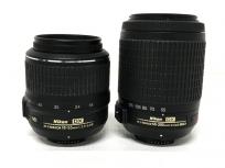 Nikon AF-S NIKKOR 18-55mm F3.5-5.6 G DX VR 55-200mm ダブル レンズ セット 趣味 撮影