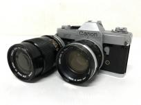 Canon FT ボディ FL 50mm FD 135mm ダブル レンズ キット 一眼 レフ フィルム カメラ 撮影 趣味