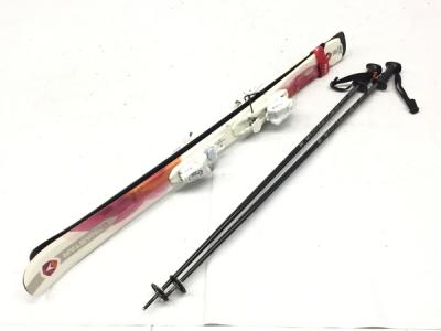 DYNASTAR LEGEND GIRL 110cm スキー板 KiDX ビンディング付 slalom ストック付 子供用