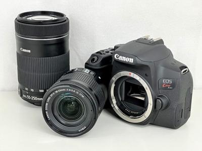 Canon EOS Kiss X10i 一眼レフ カメラ 18-55mm 55-250mm ダブル ズーム キット レンズ キヤノン