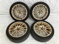 引取限定 FINALSPEED GEAR-R 17×7JJ 114.3 48 ホイール YOKOHAMA 215/45/R17 タイヤ 2022年製