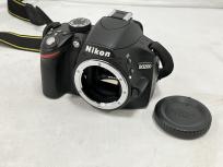 Nikon ニコン 一眼レフ D3200 ダブルズームキット ブラック デジタル カメラ D3200BKWZの買取