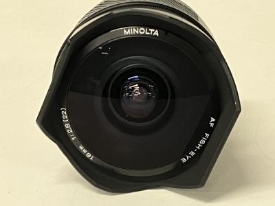 MINOLTA AF FISH-EYE 16mm 1:2.8(22)(レンズ)の新品/中古販売