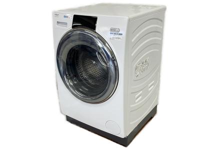 AQUA AQW-DX12N ドラム式 洗濯乾燥機 まっ直ぐドラム 2022年製 左開き ホワイト 家電 楽