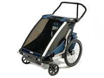 THULE chariot double 2シート 多機能 スポーツトレーラー ベビーカー MajolicaBlue 楽