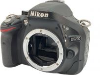 Nikon ニコン D5200 ボディ AF-S DX NIKKOR 18-55mm F3.5-5.6 G VR レンズ セット カメラ 標準ズームレンズの買取