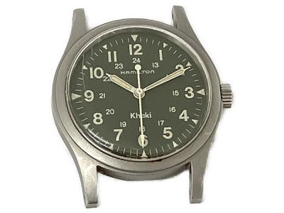 ミリタリーウオッチ HAMILTON ハミルトン 9415A カーキ 収納ケース 保証書付 手巻【通常委託コース】 HAMILTON Khaki 9415A ハミルトン カーキ 手巻き