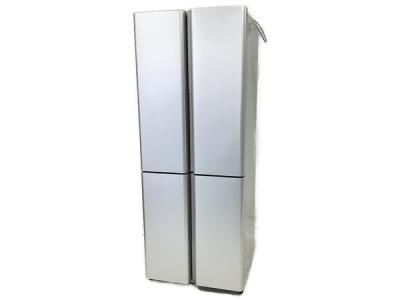 引取限定AQUA AQR-TZ42K 2021年製 ダークウッドブラウン 420L フレンチドア 4ドア