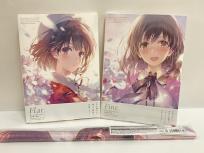 冴えない彼女の育てかた 深崎暮人 画集 上 Flat. / 下 Fine. 2冊セット タペストリー付き