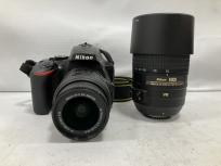 Nikon D5500 ダブルズームキット 一眼レフ デジタル 18-55mm 55-300mm レンズ カメラバッグ付 ニコン カメラの買取