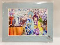 SAO10th 京友禅姿のアスナとユウキin京都 デスクトップキャラファイングラフ ANIPLRX+
