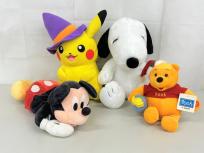 ぬいぐるみ おまとめセット ミッキー プーさん スヌーピー ピカチュウ 4つセット