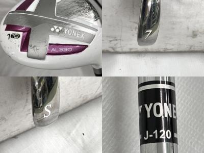 YONEX AL330ドライバー J120 7番 S パター 4本 キャディバッグセット 