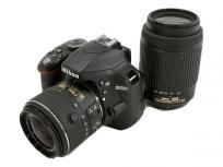 Nikon D3300 AF-S NIKKOR 55-200mm 18-55mm ダブルレンズキット ニコン デジタルカメラの買取