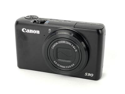Canon キヤノン PowerShot S90 PSS90 デジタルカメラ コンデジ ブラック