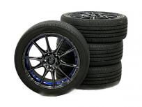 引取限定WedsSport SA-25R DUNLOP VEURO VE303 225/45R18 タイヤ付 ホイールセット 車用品