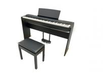 YAMAHA ヤマハ 電子ピアノ P-125B 88鍵 ペダル付 ハンマー鍵盤 ブラック ピアノタッチの買取