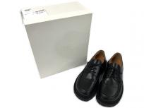 メゾンマルジェラ ダービーシューズ レースアップ ブラック 革靴 レザー サイズ42 約27cm Maison Margielaの買取
