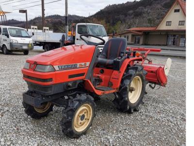 静岡県発 トラクター ヤンマー Ke-3D 13.5馬力 256時間 4WD ロータリー付き  直