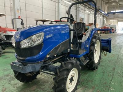 鳥取県 イセキ トラクター RTS23 23馬力 604h パワステ 逆転 自動水平 倍速 RAS140 ロータリー 現状渡し 直