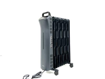 ウェーブ型オイルヒーター KIWHD-1210M-B 【ブラック】 アイリス ウェーブ型 オイルヒーター ブラック KIWHD-1210M-B
