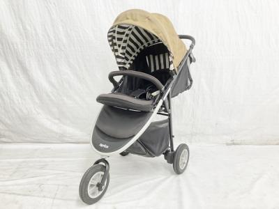 Aprica ブラック ベビーカー ストライプ ベビーカー アップリカ スムーヴ スムーブ AC SMOOOVE aprica