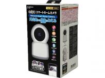 Kashimura KJ-182 スマートホームカメラ 首振対応 無線LAN Wi-Fi 防犯 カシムラ