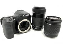 Canon EOS 70D ダブルズームキット 18-55mm 55-250mm カメラ デジタル一眼レフ キヤノンの買取