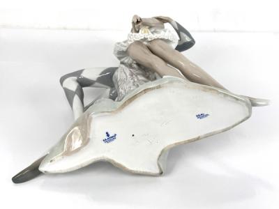 LLADRO リヤドロ 道化師とバレリーナ 陶器 人形(工芸品)の新品